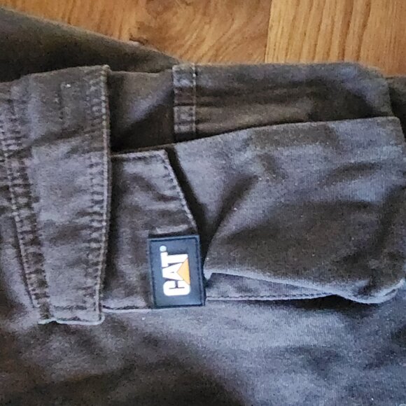 34/36 Caterpillar Trademark Work pants with Knee pad pockets - Picture 9 of 13
